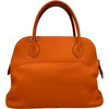 エルメス HERMES ボリード31 □M刻印 オレンジ シルバー金具 トリヨン レディース ショルダーバッグ