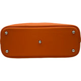 エルメス HERMES ボリード31 □M刻印 オレンジ シルバー金具 トリヨン レディース ショルダーバッグ