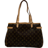 ルイ・ヴィトン LOUIS VUITTON バティニョール・オリゾンタル M51154 ブラウン モノグラムキャンバス レディース トートバッグ