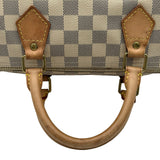 ルイ・ヴィトン LOUIS VUITTON スピーディ30 N41533 ホワイト ダミエ・アズール レディース ハンドバッグ