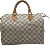 ルイ・ヴィトン LOUIS VUITTON スピーディ30 N41533 ホワイト ダミエ・アズール レディース ハンドバッグ