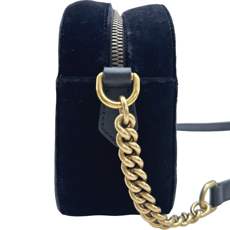 グッチ GUCCI GGマーモント ショルダーバッグ 447632 ブラック ベロア