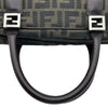フェンディ FENDI ズッカハンドバッグ ブラウン キャンバス レディース ハンドバッグ