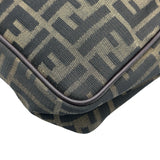 フェンディ FENDI ズッカハンドバッグ ブラウン キャンバス レディース ハンドバッグ