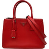 プラダ PRADA ガリレア2WAYハンドバッグ 1BA863 レッド サフィアーノ レディース ショルダーバッグ