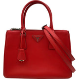 プラダ PRADA ガリレア2WAYハンドバッグ 1BA863 レッド サフィアーノ レディース ショルダーバッグ