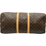 ルイ・ヴィトン LOUIS VUITTON キーポル・バンドリエール 55 M41414 ブラウン モノグラム ユニセックス ボストンバッグ