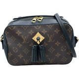 ルイ・ヴィトン LOUIS VUITTON サントンジュ M43555 ブラウン/ノワール モノグラムキャンバス レディース ショルダーバッグ