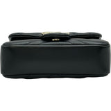 グッチ GUCCI GGマーモント チェーンショルダーバッグ 841290 ブラック レザー レディース ショルダーバッグ