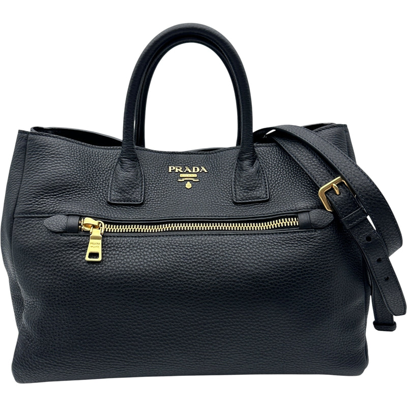 プラダ PRADA 2WAYトートバッグ BN2545 ブラック レザー レディース