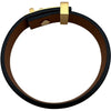 エルメス HERMES ミニドッグブレスレット ブルー/ブラウン ゴールド金具 スイフト アクセサリー