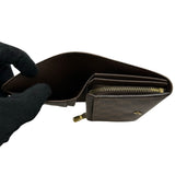 ルイ・ヴィトン LOUIS VUITTON ポルトモネ・ビエトレゾール N61730 ブラウン ダミエ ユニセックス 二つ折り財布