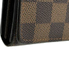 ルイ・ヴィトン LOUIS VUITTON ポルトモネ・ビエトレゾール N61730 ブラウン ダミエ ユニセックス 二つ折り財布