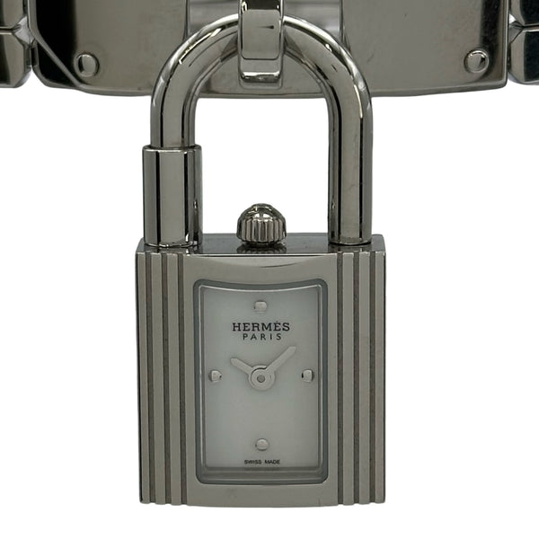 エルメス HERMES ケリーウォッチ KE4.110 ホワイト ステンレススチール