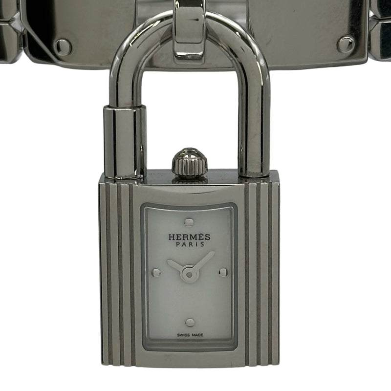 エルメス HERMES ケリーウォッチ KE4.110 ホワイト ステンレススチール