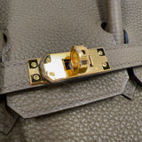 エルメス HERMES バーキン25　ヴェルソ K刻印　(2025年製) ツンドラ・ニューホワイト　ゴールド金具 トゴ レディース ハンドバッグ