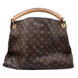 ルイ・ヴィトン LOUIS VUITTON アーツィーMM M40249 ブラウン モノグラム・キャンバス レディース トートバッグ