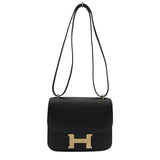 エルメス HERMES コンスタンス3ミニ K刻 ブラック ゴールド金具 エプソン レディース ショルダーバッグ