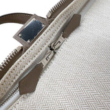 エルメス HERMES ヴィクトリア3　40 X刻印　(2016年製) エトゥープ　シルバー金具 トリヨンクレマンス メンズ ビジネスバッグ