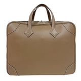 エルメス HERMES ヴィクトリア3　40 X刻印　(2016年製) エトゥープ　シルバー金具 トリヨンクレマンス メンズ ビジネスバッグ