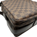 ルイ・ヴィトン LOUIS VUITTON ナヴィグリオ N45255 ブラウン ダミエ・レザー メンズ ショルダーバッグ