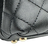シャネル CHANEL ココハンドルXS A92990 30番台 ブラック ゴールド金具 キャビアスキン レディース ハンドバッグ ショルダーバッグ
