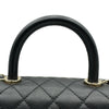 シャネル CHANEL ココハンドルXS A92990 30番台 ブラック ゴールド金具 キャビアスキン レディース ハンドバッグ ショルダーバッグ