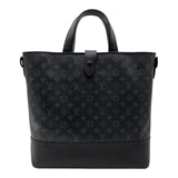 ルイ・ヴィトン LOUIS VUITTON ソミュール・トート M45914 ブラック モノグラムエクリプス/レザー メンズ トートバッグ
