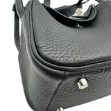 エルメス HERMES リンディ ミニ K刻印 ブラック シルバー金具 トリヨン レディース ショルダーバッグ