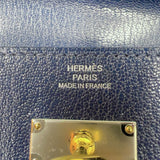 エルメス HERMES ケリートゥーゴー W刻印　(2024年製) ブルーサフィール　シルバー×ゴールド金具 シェーブル レディース ショルダーバッグ