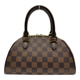 ルイ・ヴィトン LOUIS VUITTON リベラミニ N41436 ブラウン ダミエ/レザー レディース ハンドバッグ