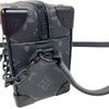 ルイ・ヴィトン LOUIS VUITTON ミニ・ソフトトランク M44735 ブラック　シルバー金具 モノグラム・エクリプス メンズ ショルダーバッグ