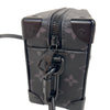ルイ・ヴィトン LOUIS VUITTON ミニ・ソフトトランク M44735 ブラック　シルバー金具 モノグラム・エクリプス メンズ ショルダーバッグ