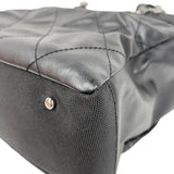 シャネル CHANEL パリビアッツトートMM A34209 ブラック シルバー金具 コーティングキャンバス レディース トートバッグ