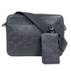 ルイ・ヴィトン LOUIS VUITTON デュオ・メッセンジャーバッグ M69827 ブラック モノグラム・シャドゥ メンズ メッセンジャーバッグ