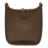 エルメス HERMES エヴリン TPM W刻 エトゥープ シルバー金具 トリヨン レディース ショルダーバッグ