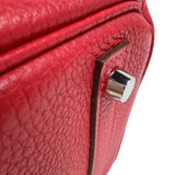 エルメス HERMES バーキン30 □N刻印　(2010年製) ルージュカザック　シルバー金具 トリヨンクレマンス ユニセックス ハンドバッグ