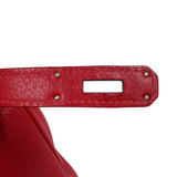 エルメス HERMES バーキン30 □N刻印　(2010年製) ルージュカザック　シルバー金具 トリヨンクレマンス ユニセックス ハンドバッグ