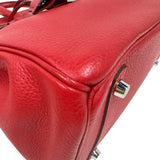 エルメス HERMES バーキン30 □N刻印　(2010年製) ルージュカザック　シルバー金具 トリヨンクレマンス ユニセックス ハンドバッグ