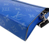 ルイ・ヴィトン LOUIS VUITTON ガストン・ウェアラブルウォレット M83099 ブルー　シルバー金具 モノグラムキャンバス　×タイガレザー メンズ ショルダーバッグ