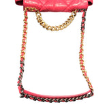 シャネル CHANEL CHANEL19 ラージ AS1161 29番台 ピンク ゴールド/シルバー金具 シャイニーラムスキン レディース ショルダーバッグ