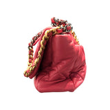 シャネル CHANEL CHANEL19 ラージ AS1161 29番台 ピンク ゴールド/シルバー金具 シャイニーラムスキン レディース ショルダーバッグ