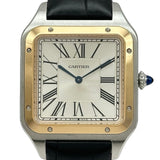 カルティエ Cartier サントス デュモン XL W2SA0017 シルバー ピンクゴールド/ステンレススチール 手巻き レディース 腕時計