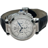 カルティエ Cartier パシャ42mm クロノグラフ W3108555 ホワイト ステンレススチール 自動巻き メンズ 腕時計