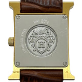 エルメス HERMES Hウォッチ HH1.201 ホワイト メッキ クオーツ レディース 腕時計