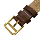 エルメス HERMES Hウォッチ HH1.201 ホワイト メッキ クオーツ レディース 腕時計