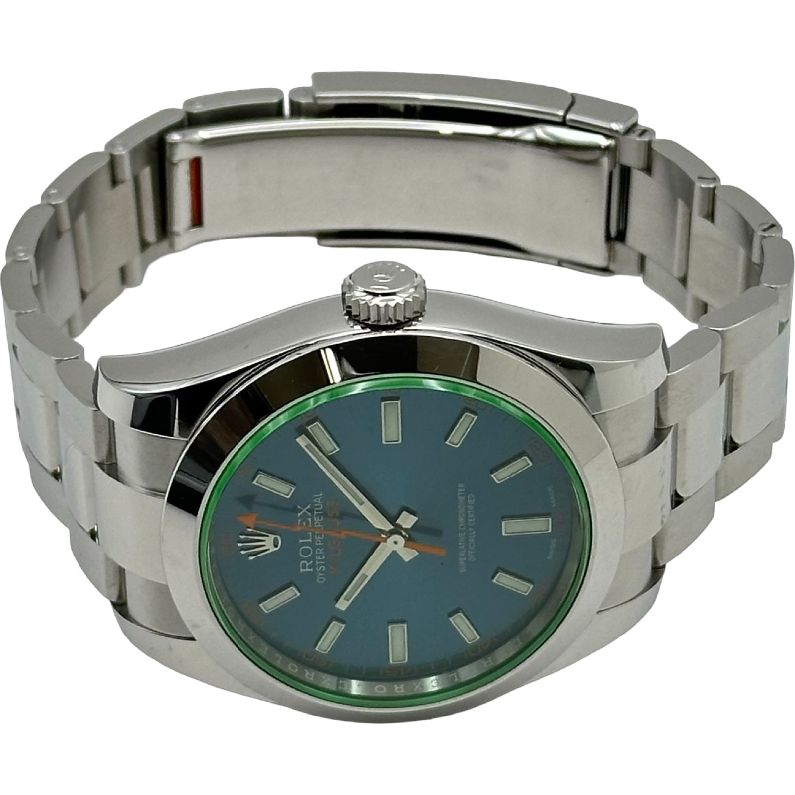 ロレックス ROLEX ミルガウス 116400GV ブルー ステンレススチール