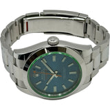 ロレックス ROLEX ミルガウス 116400GV ブルー ステンレススチール 自動巻き メンズ 腕時計