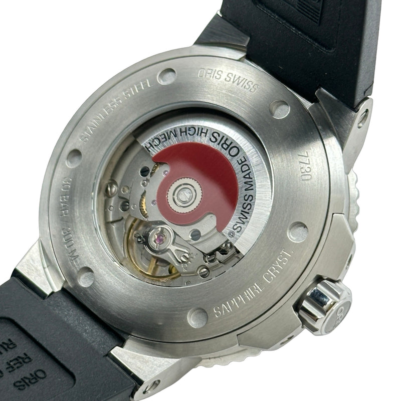 オリス ORIS アクイスデイト 0173377304135‐0742464EB ブルー ステンレススチール 自動巻き メンズ 腕時計 オリス ORIS アクイスデイト 0173377304135‐0742464EB ブルー