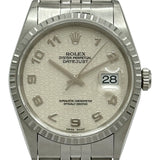 ロレックス ROLEX デイトジャスト ホリコン 16220 ホワイト ステンレススチール 自動巻き メンズ 腕時計